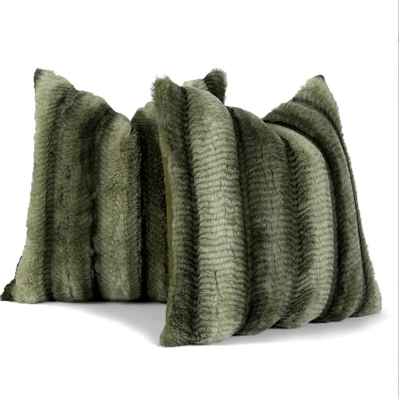 Y&D Textured Plush Single-sided Cushion Cover, Living Room Sofa Cushion Cover, Light Luxury Waist Pillow Cushion Cover - Image 3